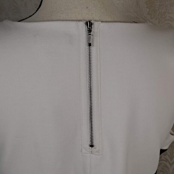 Apt 9 Size Petite Large Black/White Shift Dress Sleeveless Crew Neck NWT - Picture 6 of 13